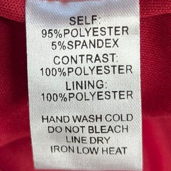 Fashion Nova NWT but *Imperfect Size Small Red Serena Satin Mini Dress - Picture 14 of 16